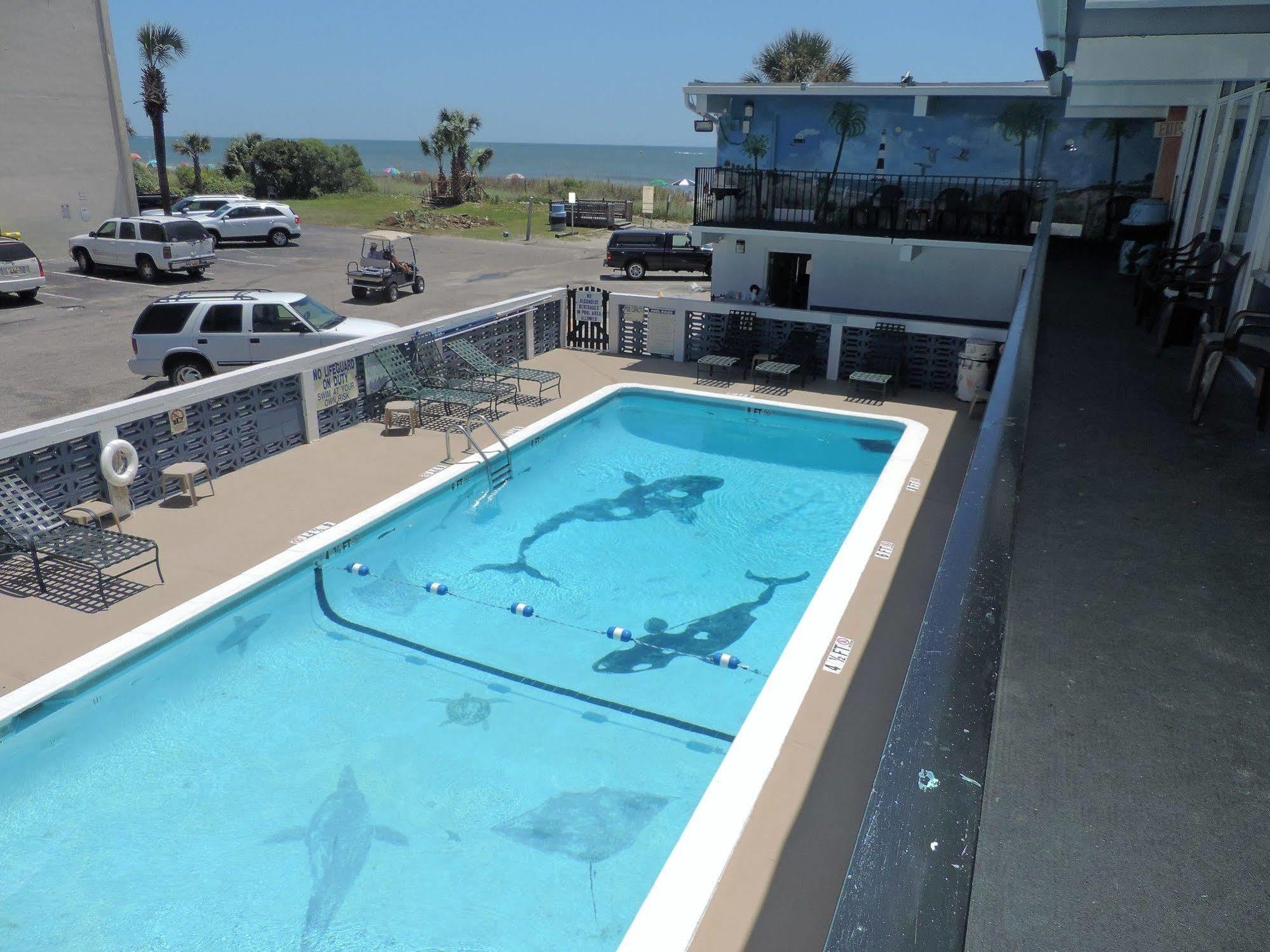 Sea Hawk Oceanfront Motel Myrtle Beach Eksteriør billede