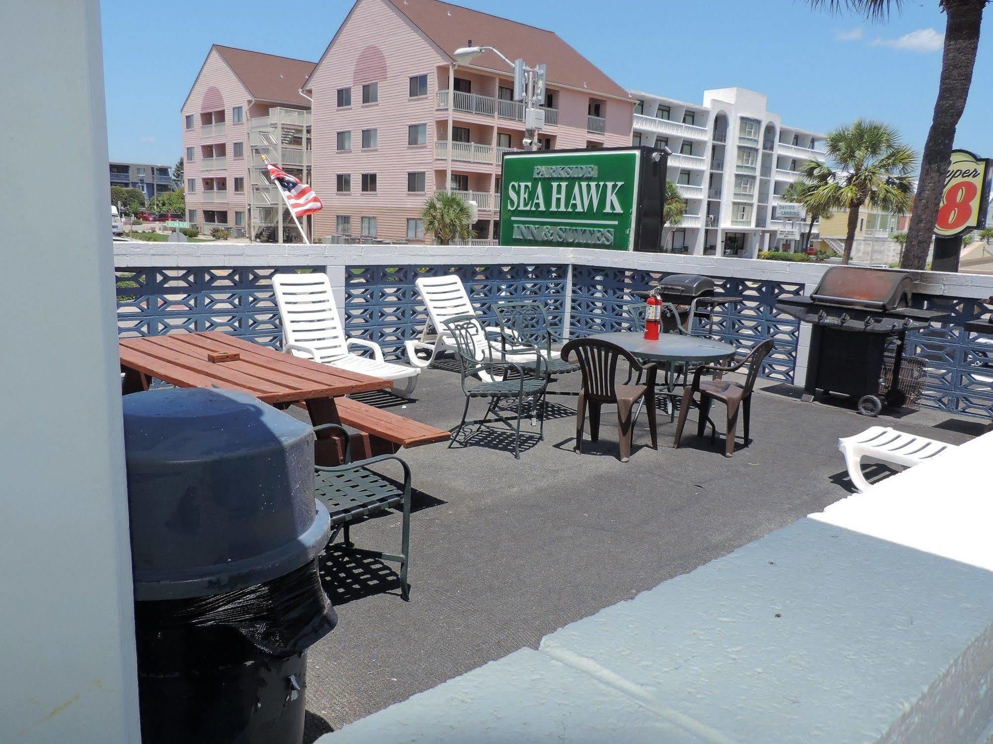Sea Hawk Oceanfront Motel Myrtle Beach Eksteriør billede