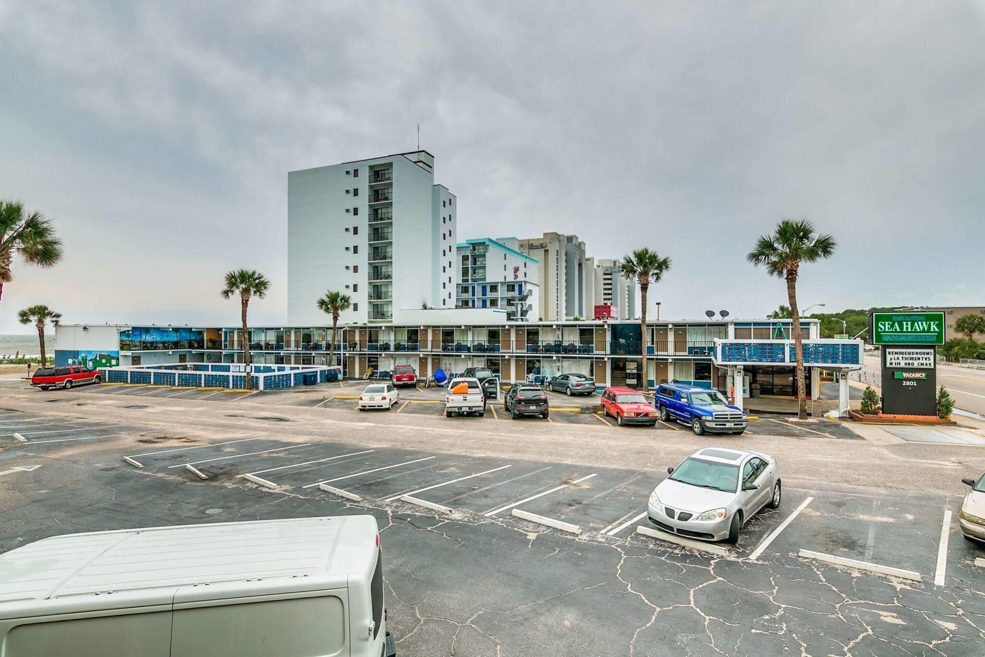 Sea Hawk Oceanfront Motel Myrtle Beach Eksteriør billede